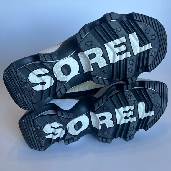 SOREL Women's 8.5 Kinetic Impact Puffy Zip Waterproof Boots Insulated Chalk NWT - Picture 11 of 11